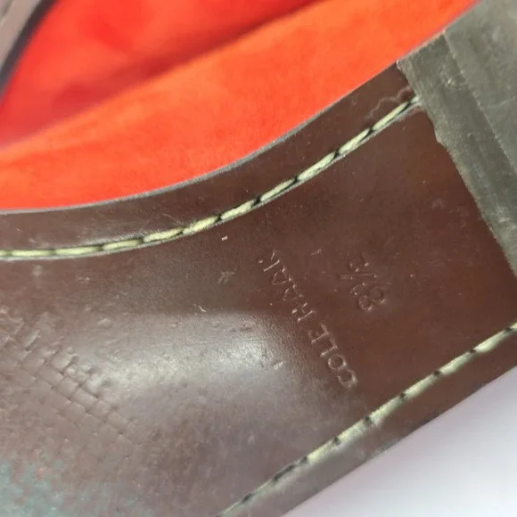 Cole Haan Womens W10220 Red Suede Tassel Loafers Size 8.5 B Grand.OS - Picture 5 of 7